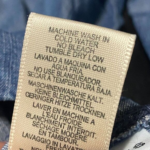 Cloth & Stone Denim Top Extra Small - Picture 6 of 6